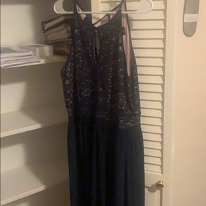 Navy Full length gown